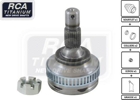 RCA France CI92A - Шарнирный комплект, ШРУС, приводной вал autospares.lv