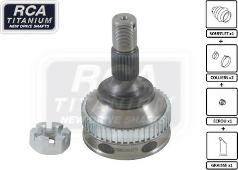 RCA France CI51A - Шарнирный комплект, ШРУС, приводной вал autospares.lv