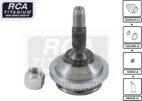 RCA France CI12A - Шарнирный комплект, ШРУС, приводной вал autospares.lv