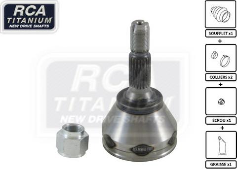 RCA France CI89 - Шарнирный комплект, ШРУС, приводной вал autospares.lv