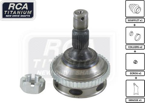 RCA France CI24A - Шарнирный комплект, ШРУС, приводной вал autospares.lv