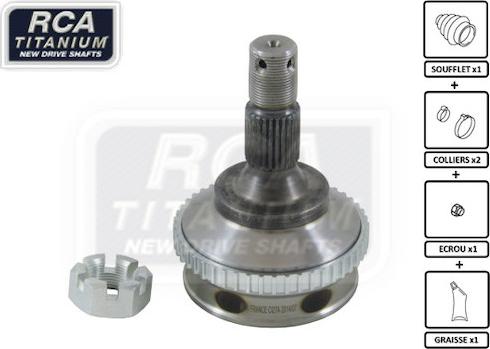 RCA France CI27A - Шарнирный комплект, ШРУС, приводной вал autospares.lv