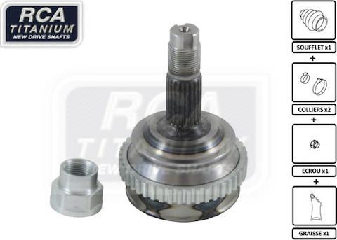 RCA France FI04A - Шарнирный комплект, ШРУС, приводной вал autospares.lv