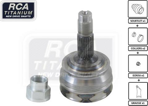 RCA France FI04 - Шарнирный комплект, ШРУС, приводной вал autospares.lv