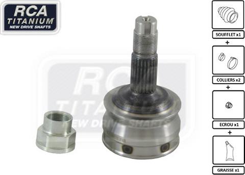 RCA France FI86 - Шарнирный комплект, ШРУС, приводной вал autospares.lv