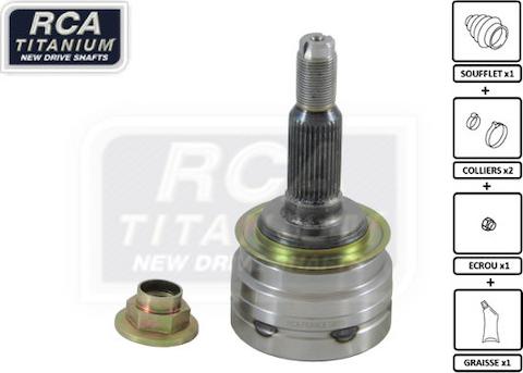 RCA France GM15 - Шарнирный комплект, ШРУС, приводной вал autospares.lv