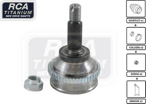 RCA France HY105 - Шарнирный комплект, ШРУС, приводной вал autospares.lv