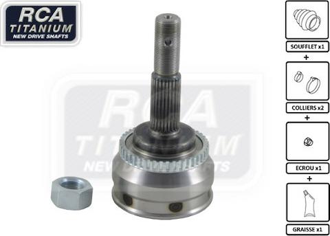 RCA France NI22F2 - Шарнирный комплект, ШРУС, приводной вал autospares.lv