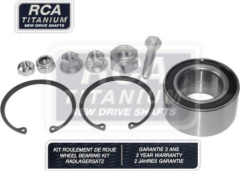 RCA France RCAK1073 - Подшипник ступицы колеса, комплект autospares.lv