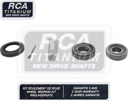 RCA France RCAK1182 - Подшипник ступицы колеса, комплект autospares.lv