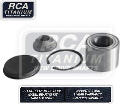 RCA France RCAK1310 - Подшипник ступицы колеса, комплект autospares.lv