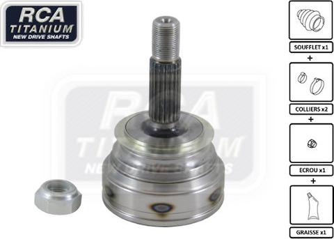 RCA France RE04 - Шарнирный комплект, ШРУС, приводной вал autospares.lv