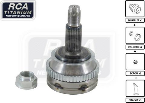 RCA France RE08A - Шарнирный комплект, ШРУС, приводной вал autospares.lv