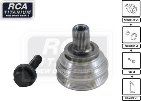 RCA France SE01 - Шарнирный комплект, ШРУС, приводной вал autospares.lv