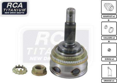 RCA France TO21A - Шарнирный комплект, ШРУС, приводной вал autospares.lv