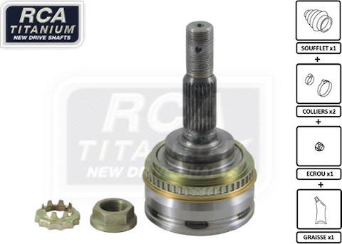 RCA France TO22A - Шарнирный комплект, ШРУС, приводной вал autospares.lv