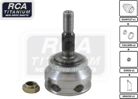 RCA France VO002A - Шарнирный комплект, ШРУС, приводной вал autospares.lv