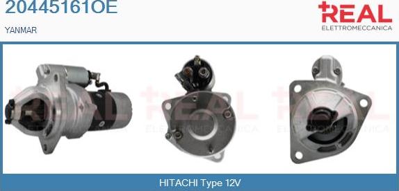 REAL 20445161OE - Стартер autospares.lv