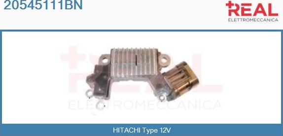 REAL 20545111BN - Регулятор напряжения, генератор autospares.lv