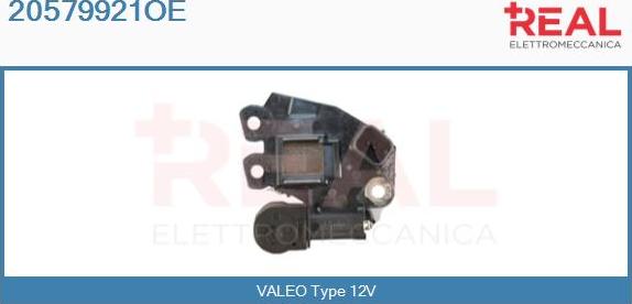 REAL 20579921OE - Регулятор напряжения, генератор autospares.lv