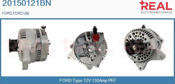 REAL 20150121BN - Генератор autospares.lv