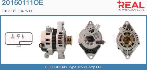 REAL 20160111OE - Генератор autospares.lv