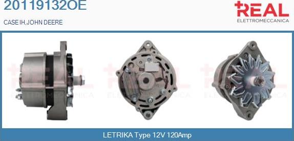 REAL 20119132OE - Генератор autospares.lv