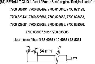 Record France 104085 - Амортизатор autospares.lv