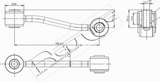 Red Line 40DG000 - Тяга / стойка, стабилизатор autospares.lv