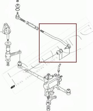 Red Line 40SZ001 - Наконечник рулевой тяги, шарнир autospares.lv