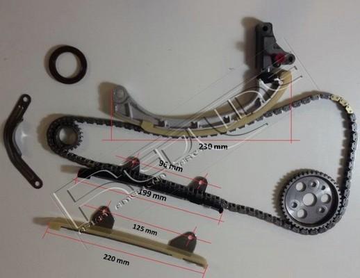 Red Line 30TO030 - Комплект цепи привода распредвала autospares.lv