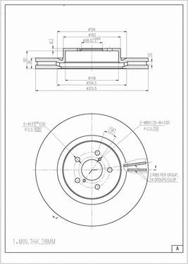 Red Line 26SU020 - Тормозной диск autospares.lv