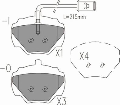 Red Line 27RV004 - Тормозные колодки, дисковые, комплект autospares.lv