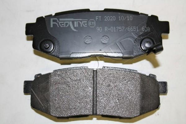 Red Line 27SU020 - Тормозные колодки, дисковые, комплект autospares.lv