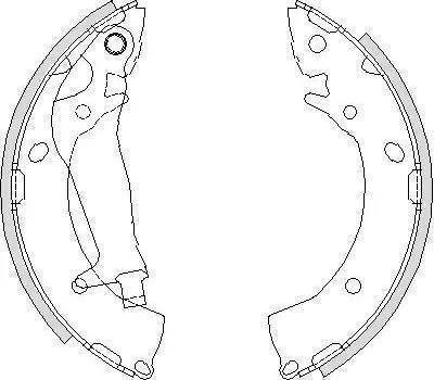 Sangsin Brake SA133 - Комплект тормозов, ручник, парковка autospares.lv