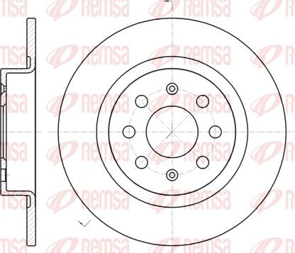 Remsa 6983.00 - Тормозной диск autospares.lv