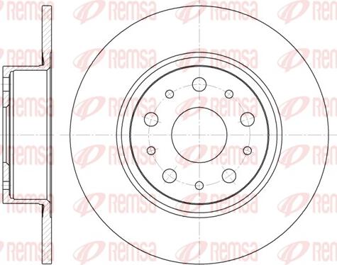 Remsa 6457.00 - Тормозной диск autospares.lv