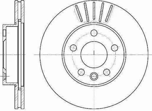 BOSCH 986478846 - Тормозной диск autospares.lv