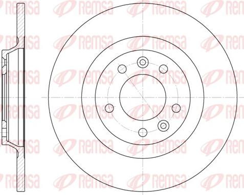 Remsa 6690.00 - Тормозной диск autospares.lv