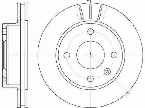 RIDER RD.3325.DF1649 - Тормозной диск autospares.lv