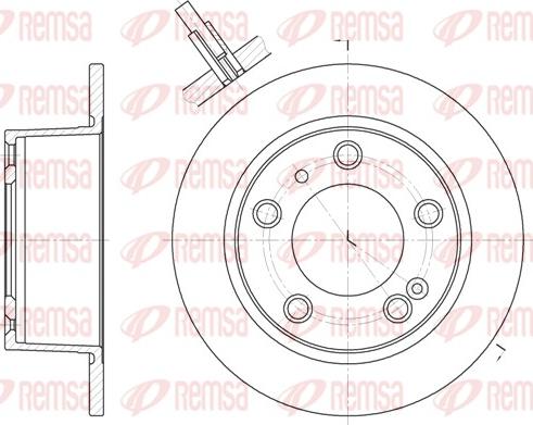 Remsa 6020.00 - Тормозной диск autospares.lv