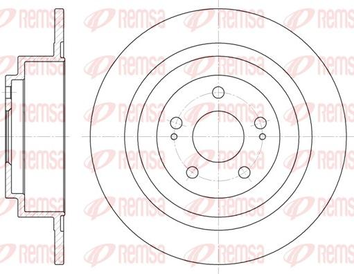 Remsa 61941.00 - Тормозной диск autospares.lv