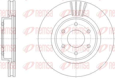 Remsa 61963.10 - Тормозной диск autospares.lv