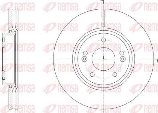 Remsa 61904.10 - Тормозной диск autospares.lv