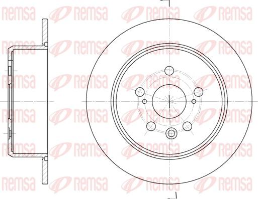 Remsa 61934.00 - Тормозной диск autospares.lv