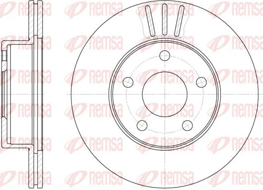 Remsa 61932.10 - Тормозной диск autospares.lv