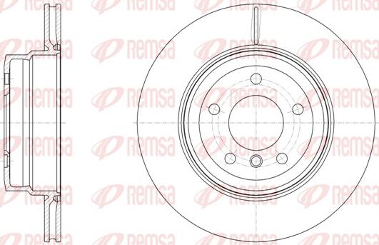 Remsa 61494.10 - Тормозной диск autospares.lv