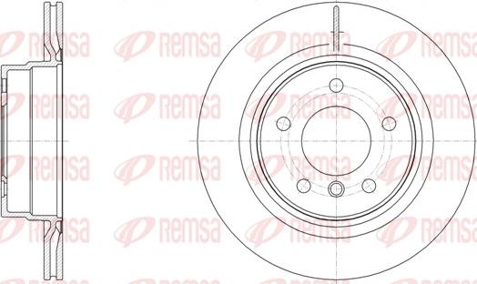 Remsa 61495.10 - Тормозной диск autospares.lv