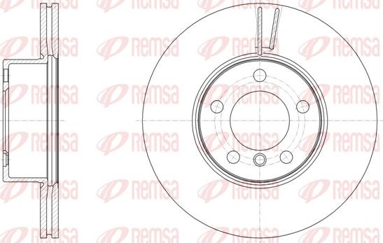 Remsa 61496.10 - Тормозной диск autospares.lv