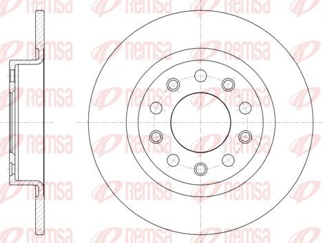 Remsa 61445.00 - Тормозной диск autospares.lv